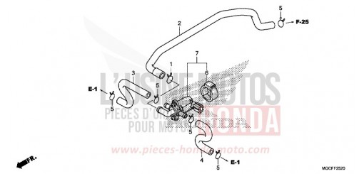VALVE COMMANDE INJECTION D'AIR CB1100NAK de 2019